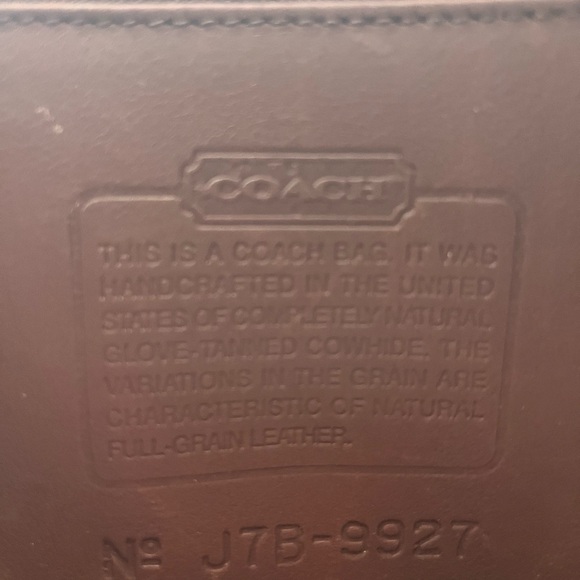 Coach Willis Mahogany Brown Crossbody Bag 9927 - Picture 6 of 7